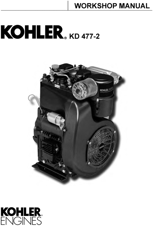 Product picture Kohler Kd477-2 Engine Workshop Service Repair Manual Download